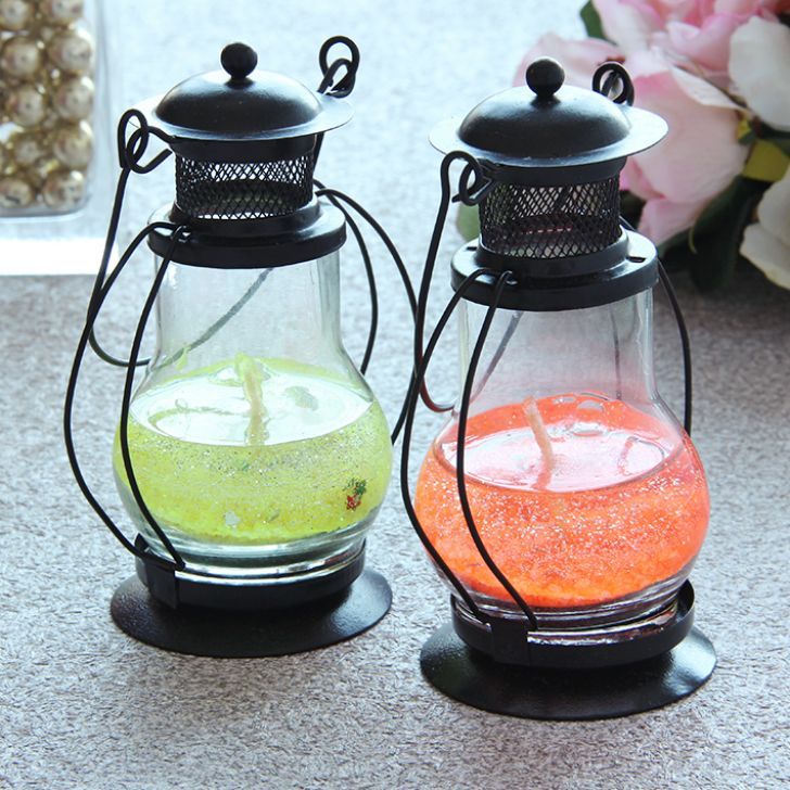 Lantern Gel Candle Wedding Favors