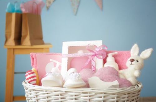 Gifts For Baby Shower Basket Girl