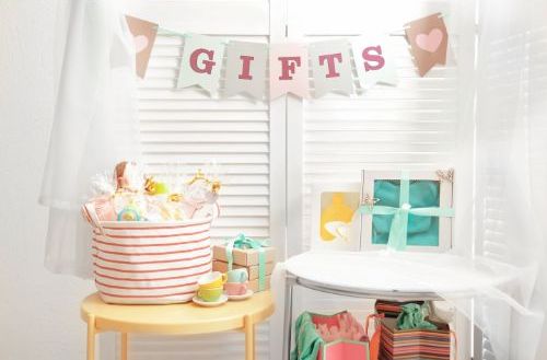 Gifts For Baby Shower Display