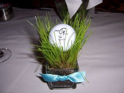 On The Green Golf Themed Wedding Favors