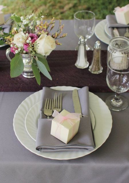 Gourmet Chocolate Wedding Favor Display