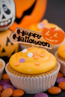 Happy Halloween Cupcake Idea