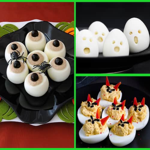 Halloween Egg Appetizers