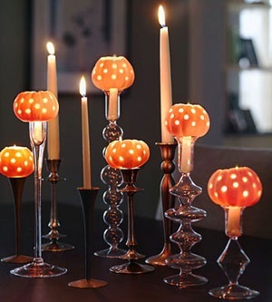 Candlelit Pumpkin Halloween Party Ideas