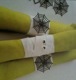 Mummified Halloween Napkin Holders