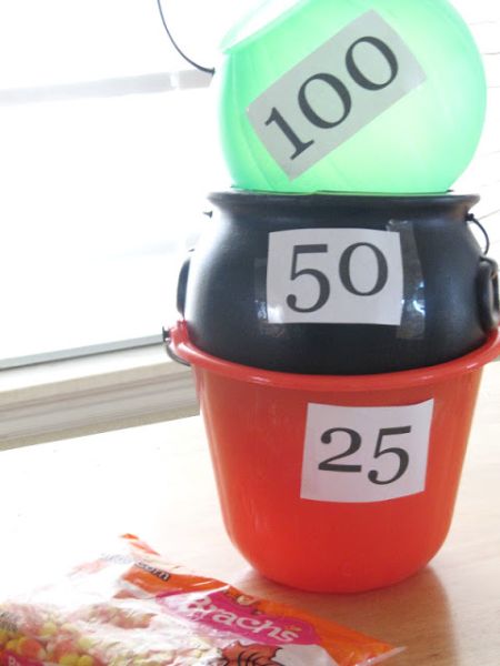 Candy Corn Toss Preschool Game Idea