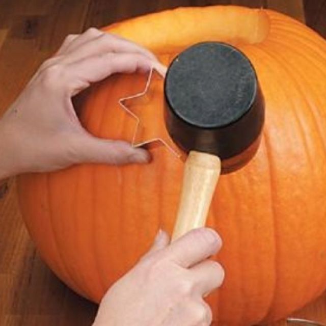 Cookie Cutter Halloween Pumpkin Carvings