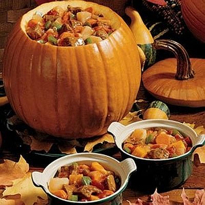 Pumpkin Stew Halloween Party Food