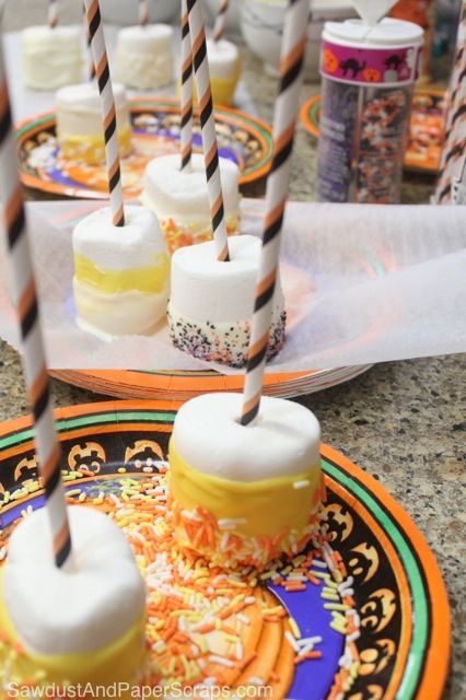 Marshmallow Halloween Snacks