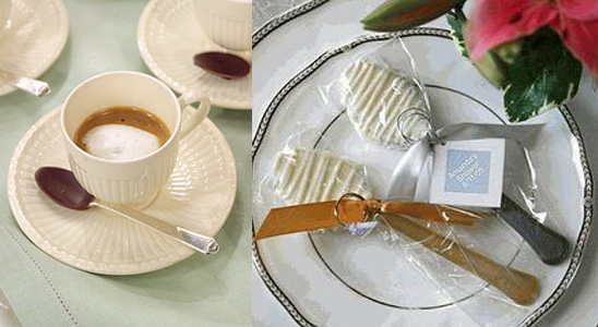 Handmade Chocolate Wedding Favor Spoons