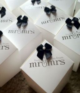 Boxed Hershey Kiss Wedding Favors