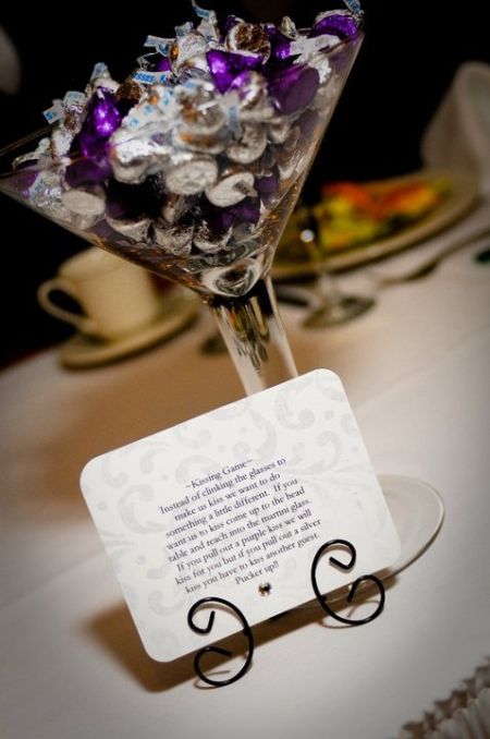 Hershey Kiss Wedding Favor Game