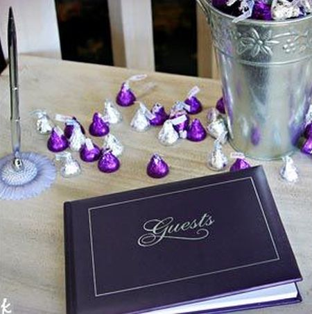Hershey Kiss Wedding Decorating Idea