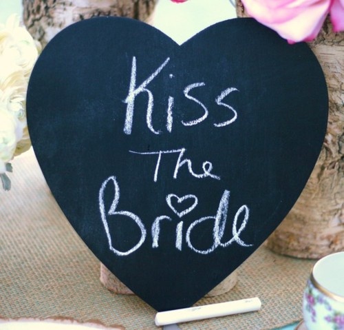 Kiss The Bride Sign