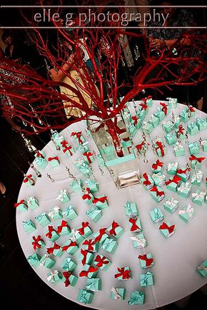 Hershey Kiss Wedding Favor Tree