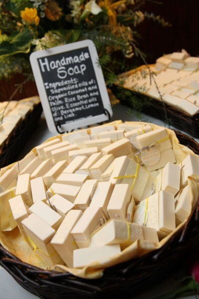 Homemade Wedding Favor Soaps Idea