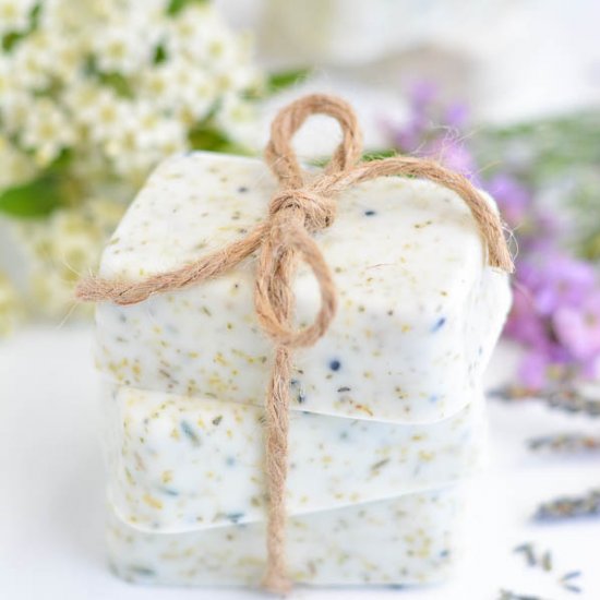 Homemade Wedding Favor Soaps