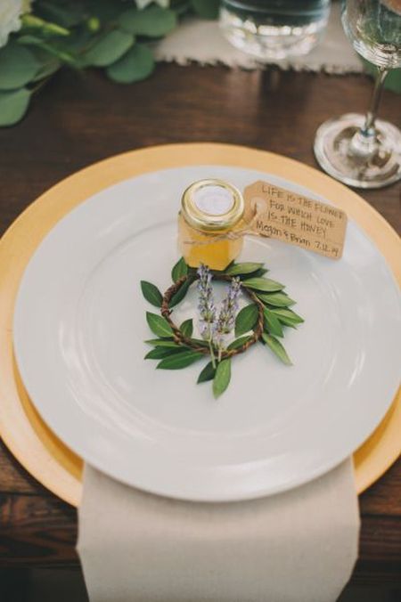 Ideas For Homemade Wedding Favors With Honey