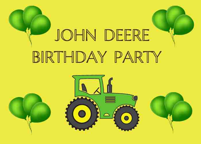 A John Deere birthday party is every little farmers dream celebration.  Go green by bringing the tractor trademark to party favors, decorations, games, and menu.