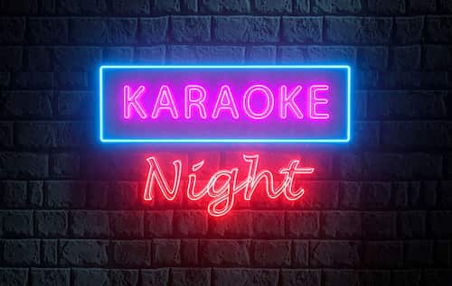 Karaoke Night Sign Karaoke Night Sign