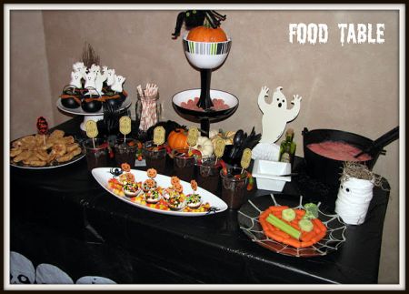 Halloween Treats For Kids Buffet