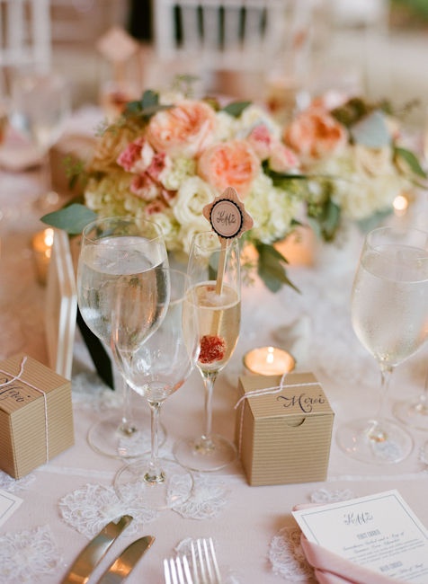 Elegant M&Ms Wedding Favors