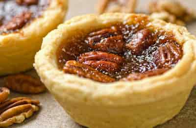 Bite size Pecan Pies.