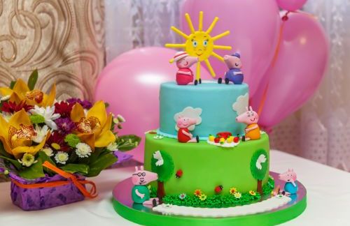 Peppa Pig Birthday Cake