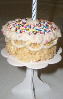 First Boy Birthday Rice Krispy Treats