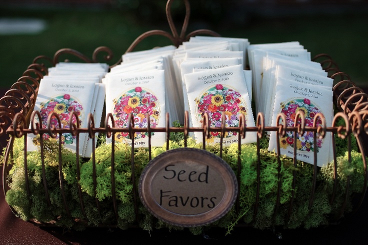 Get Growing With Seed Packet Wedding Favors