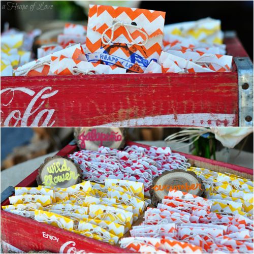 Something New In Seed Wedding Favors
