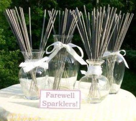 Sparklers For Wedding Farewell