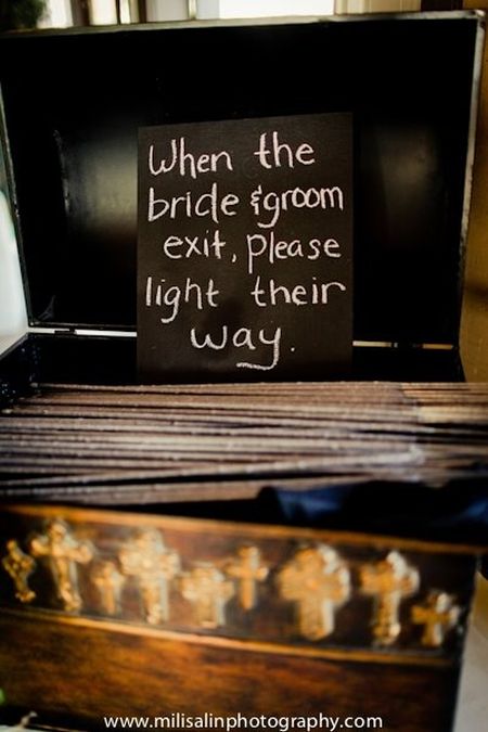 Wedding Sparklers Exit