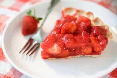Slice of Strawberry Pie