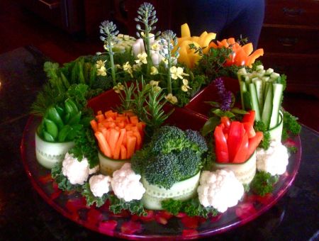 Vegetable Appetizer Presentation