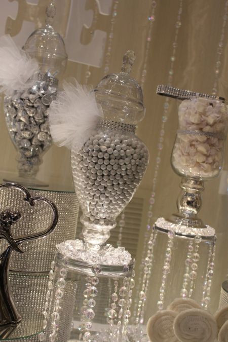 Sparkling Wedding Candy Buffet