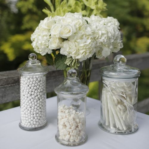 Wedding Candy Buffet Simple And White