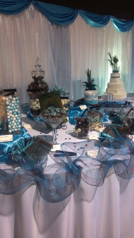 Wedding Candy Buffet Vivid Blue