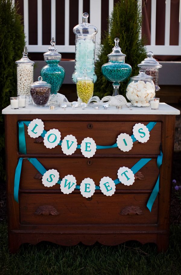 Sweet Wedding Candy Buffet