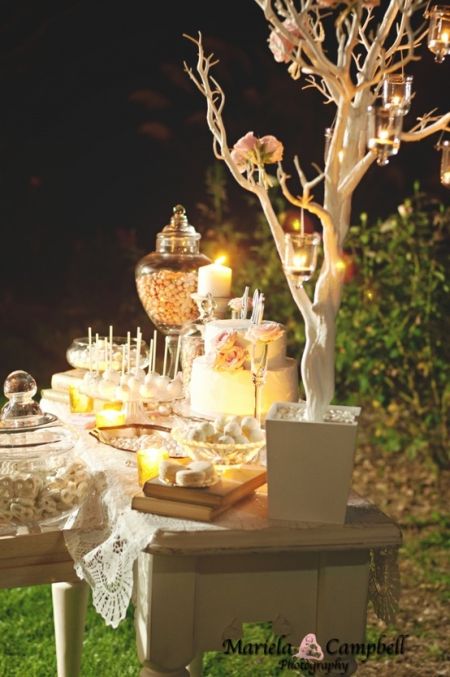 Creative Wedding Candy Buffet