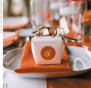 Color Coordinated Wedding Fortune Cookies