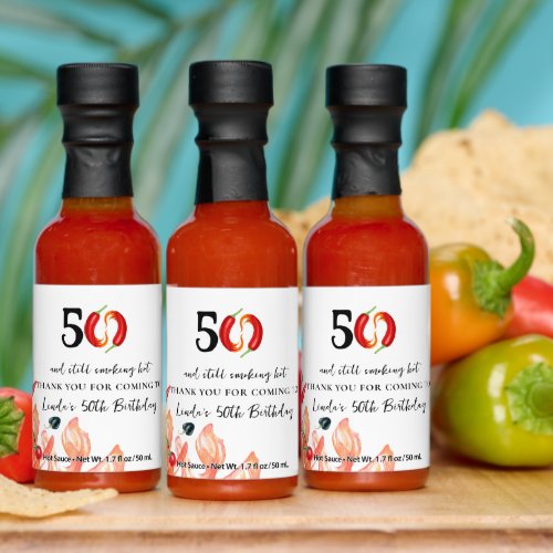 Zazzle 50th Birthday Party Favors Smoking Hot