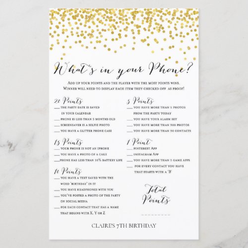 Zazzle 50th Birthday Party Games Phone Game