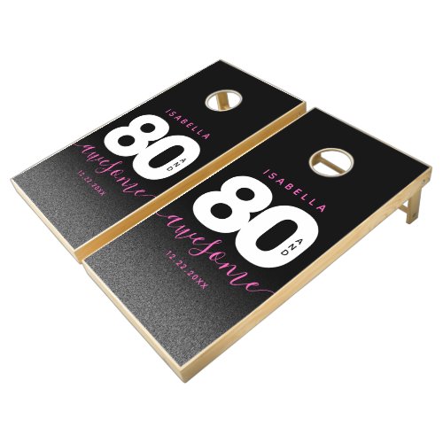 Zazzle 80th Birthday Cornhole