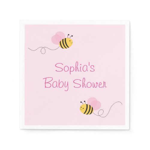 Zazzle Baby Girl Shower Ideas Bumble Bee Pink