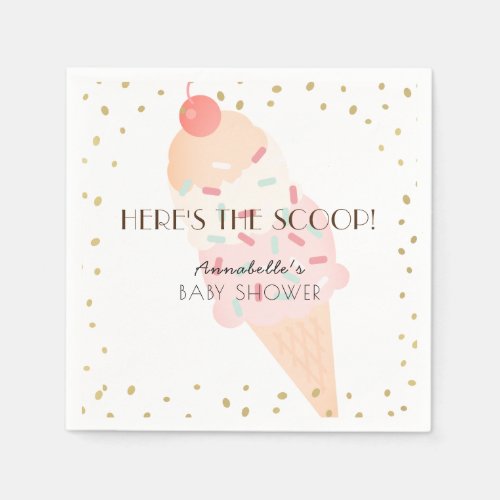 Zazzle Baby Shower Ideas For Summer Ice Cream Scoop