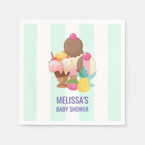 Zazzle Baby Shower Ideas For Summer Ice Cream Shower