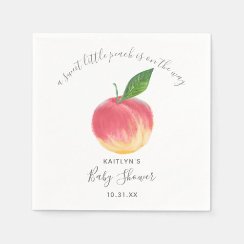 Zazzle Baby Shower Ideas For Summer Peach Is On The Way
