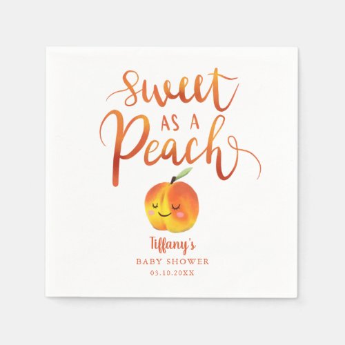 Zazzle Baby Shower Ideas For Summer Sweet Little Peach