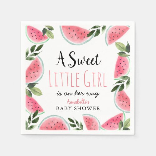 Zazzle Baby Shower Ideas For Summer Watermelon Girl